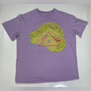Pink Floyd Dark Side Of The Moon Graphic T-shirt Men XL Purple Music